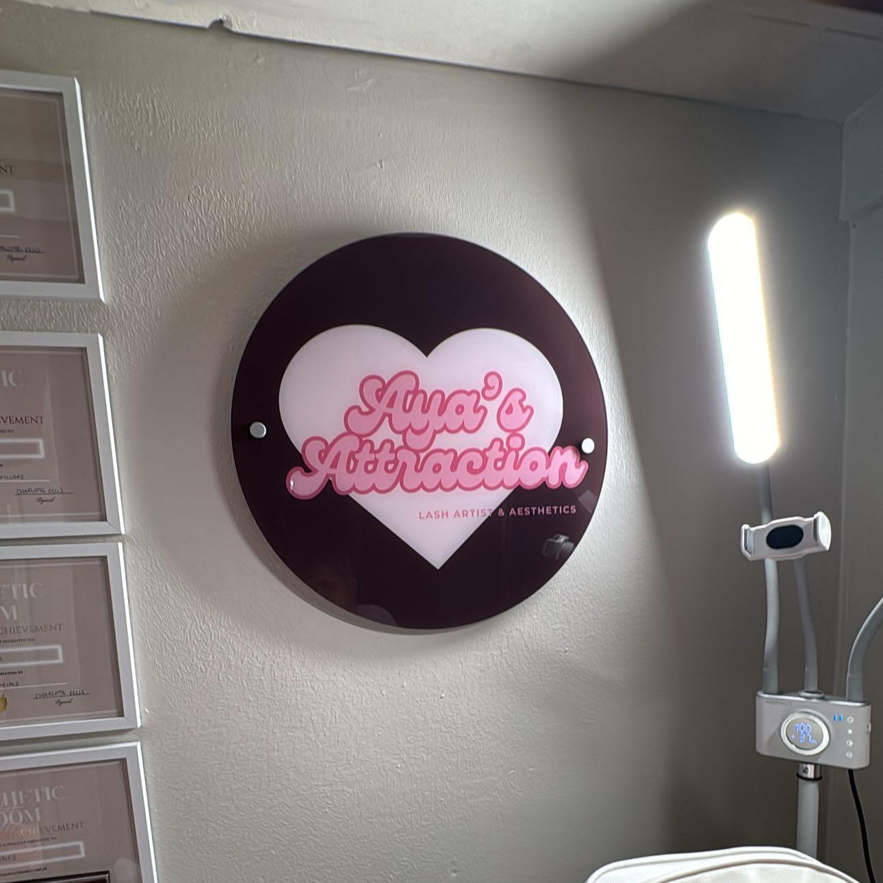 Circular Business Wall Signs