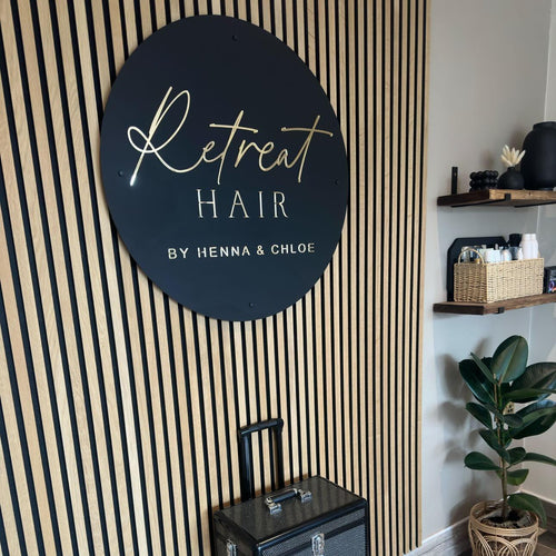 Circular Business Wall Signs