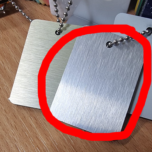 Custom Order - 22 - brushed silver - 80cm wide - Standoffs