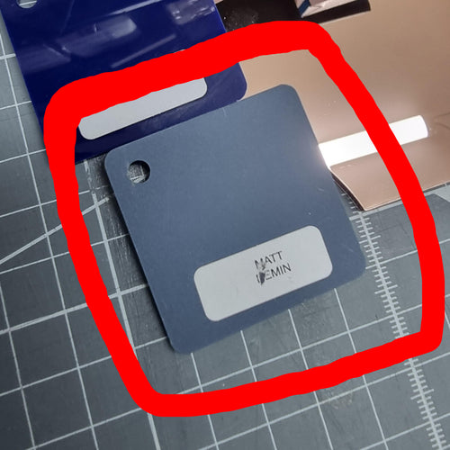 Colour Sample - matte denim