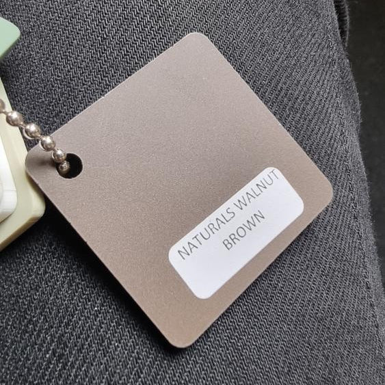 Custom Order - AESTHETICS LOUNGE BY NATALIE - matte walnut brown - 60cm wide - Double Sided Tape